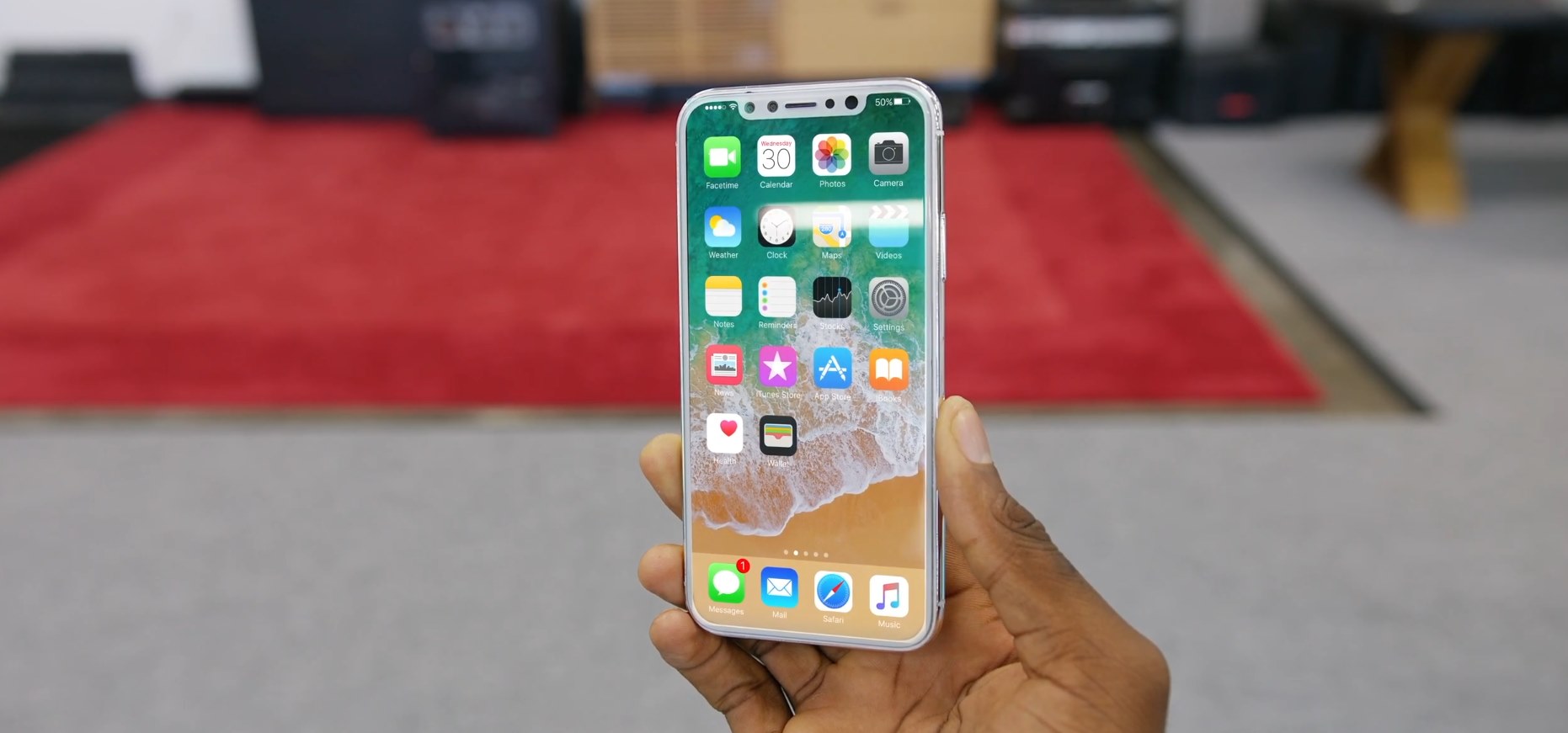 Maketa iPhone 8. Izvor: MKBHD