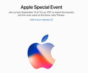 Apple iPhone 2018 pozivnica