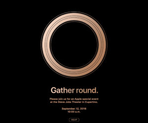 Apple Gather Round event